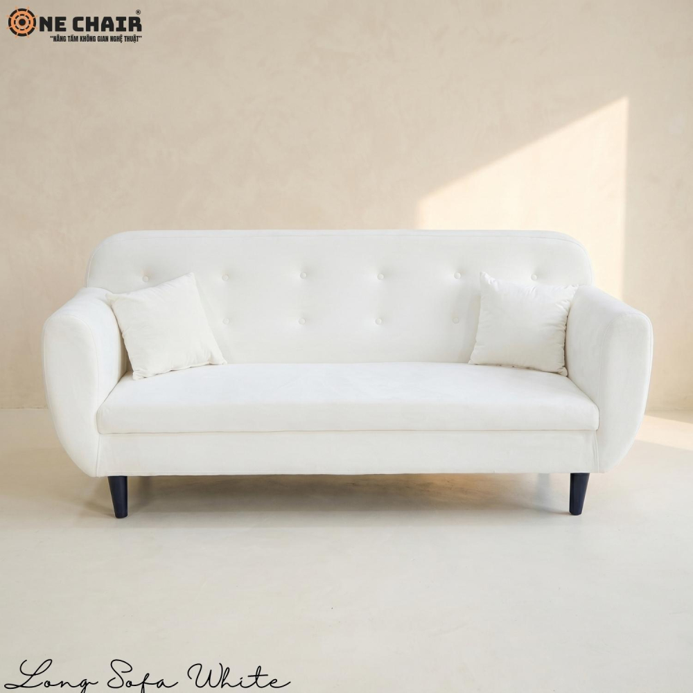 Long Sofa White