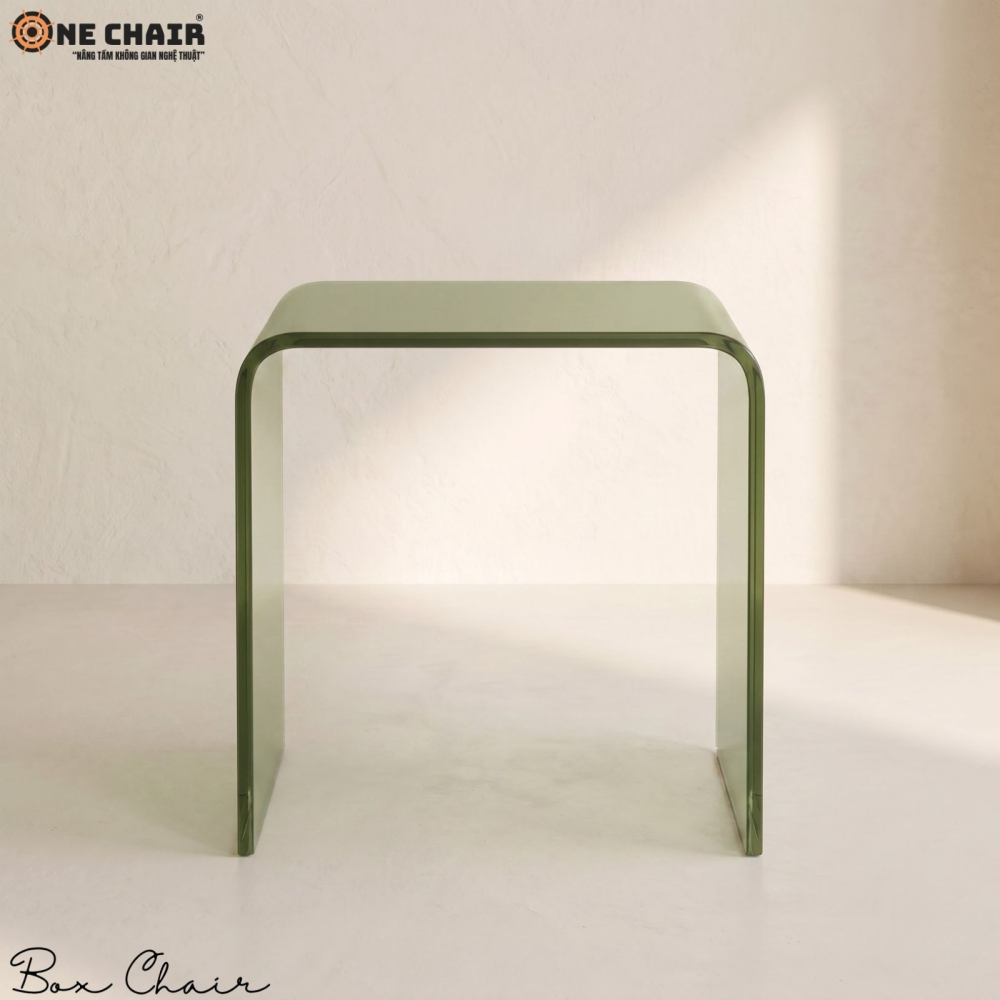 Box Chair Acrylic – Olive Moss