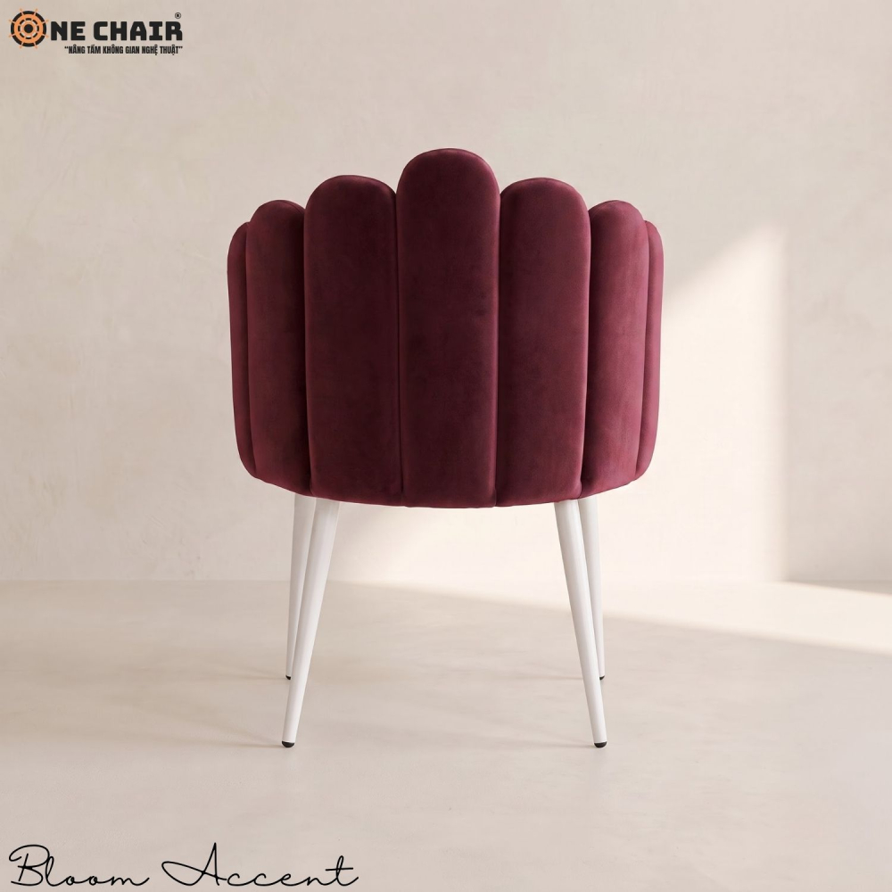 Bloom Accent Chair – Burgundy Wine