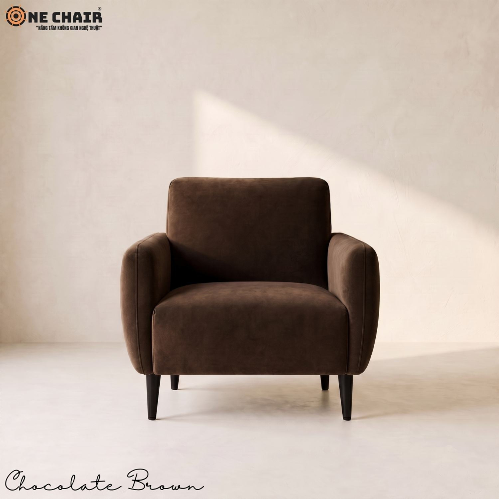 Single Sofa – Chocolate Brown