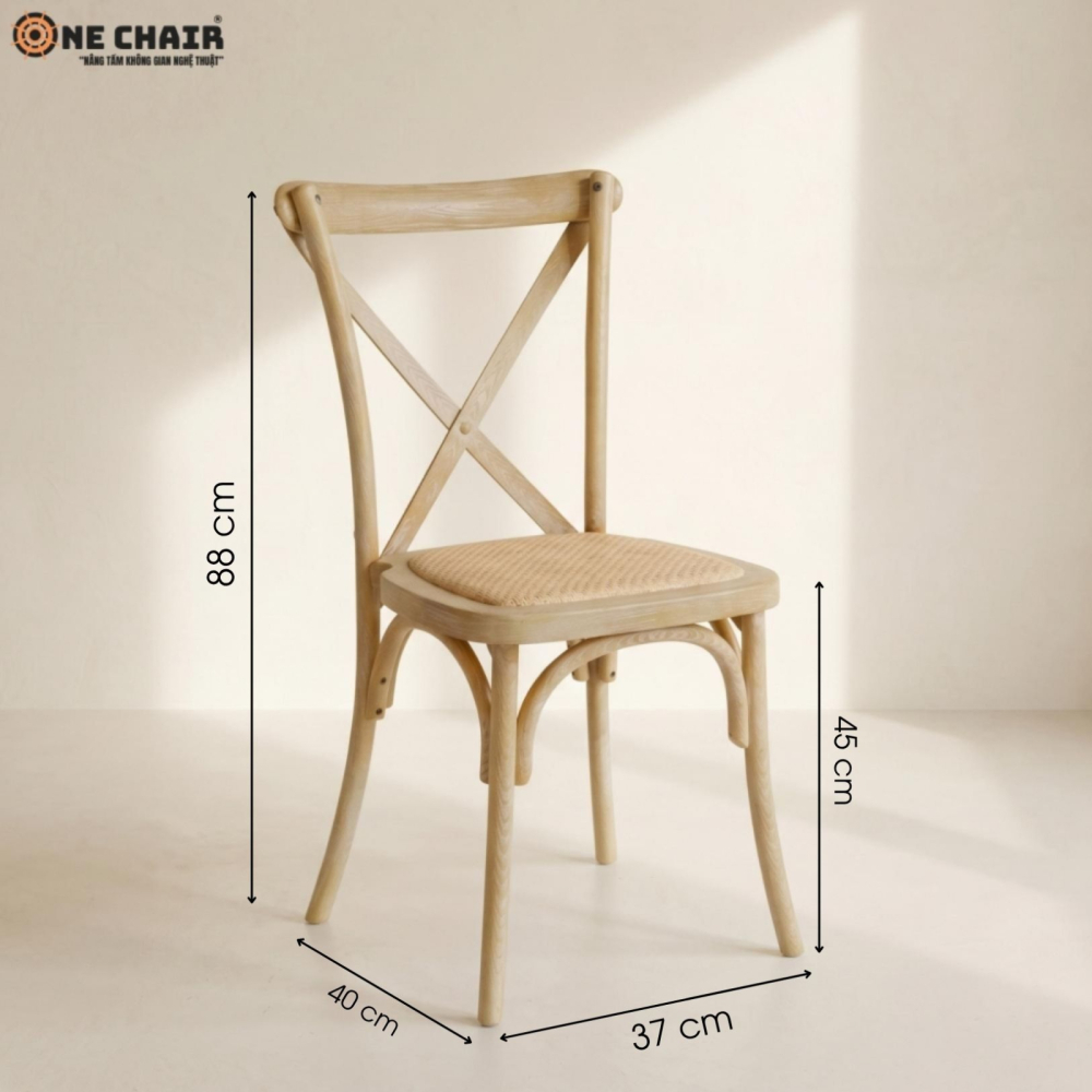 Crossback Chair – Ivory