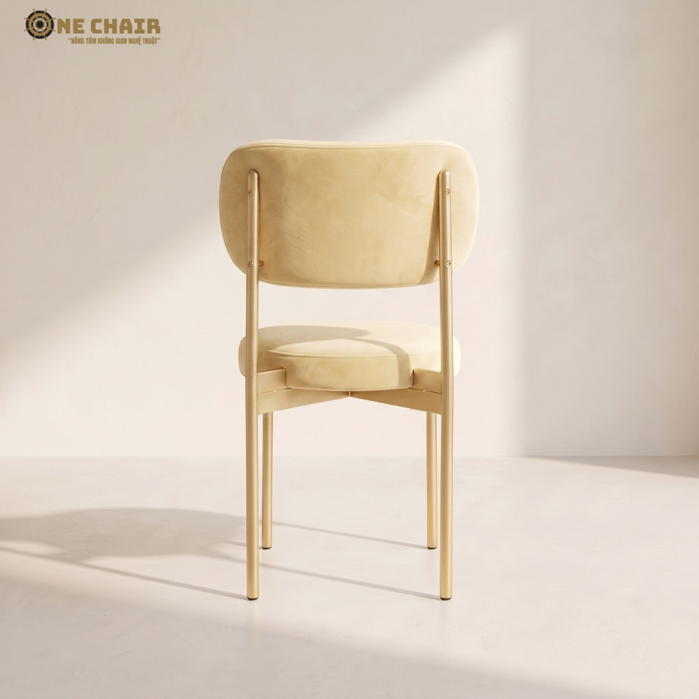 Velvet Chair – Butter Yellow