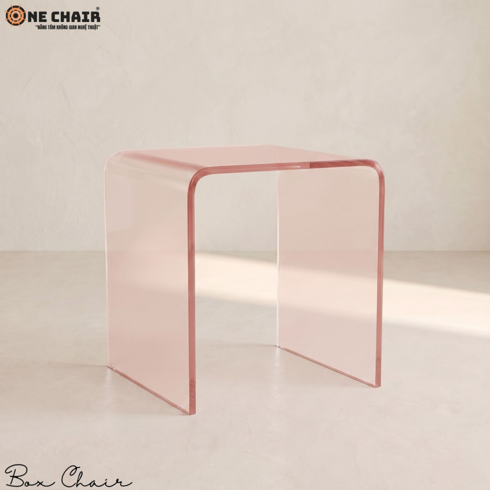 Box Chair Acrylic – Pink
