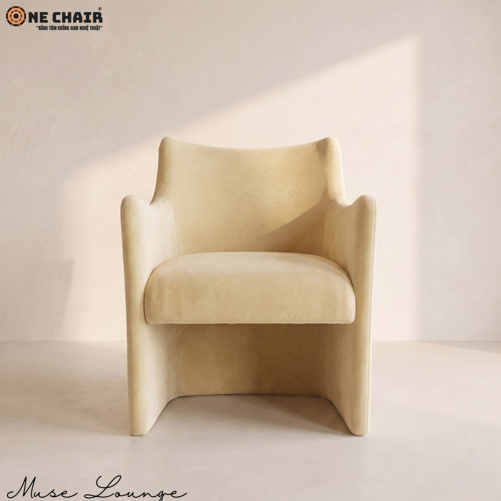 Muse Lounge Chair – Butter Yellow