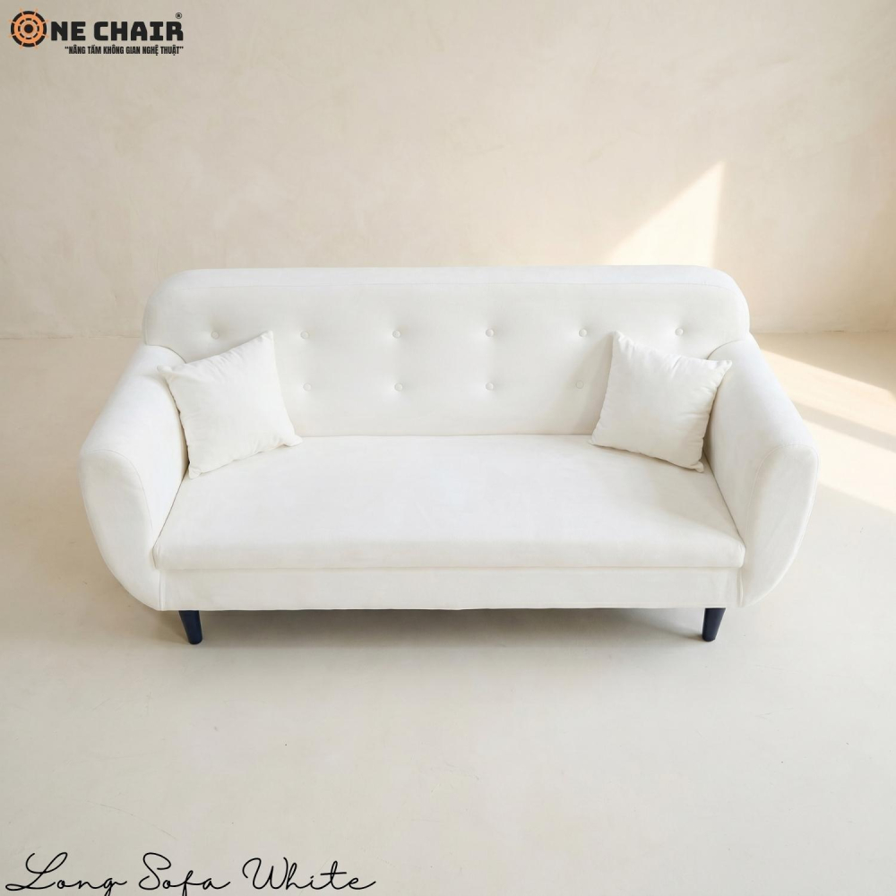 Long Sofa White
