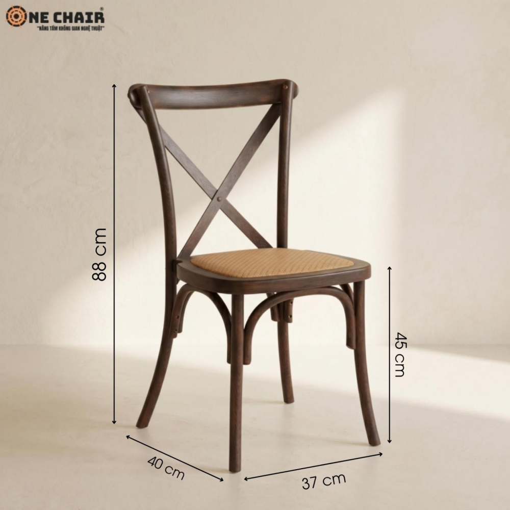 Crossback Chair – Brown