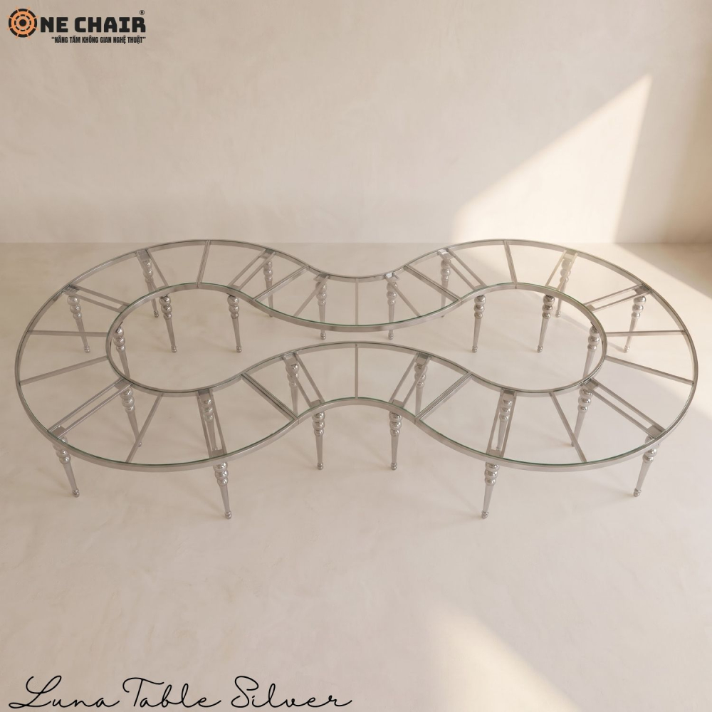 Luna Table Silver - Layout Vô Cực