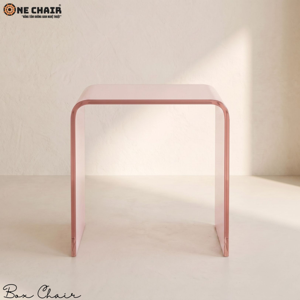 Box Chair Acrylic – Pink