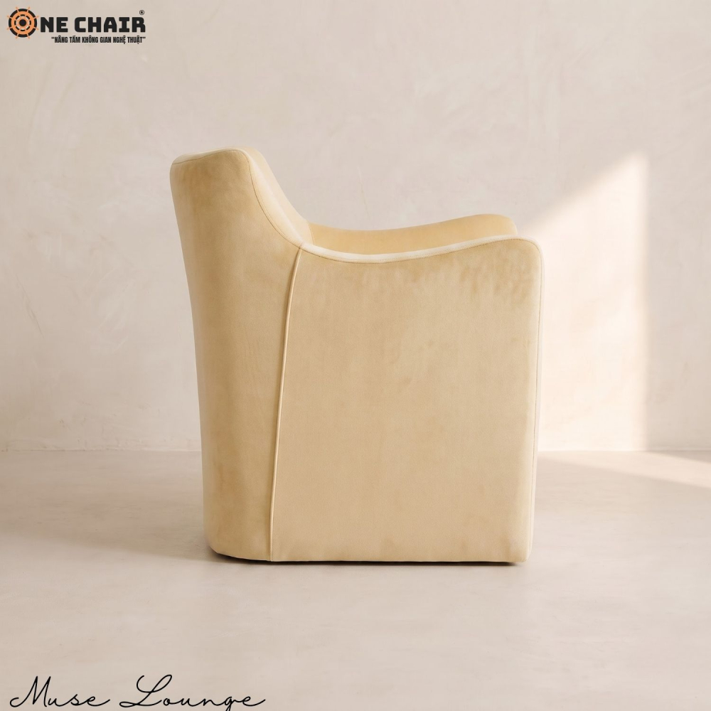 Muse Lounge Chair – Butter Yellow