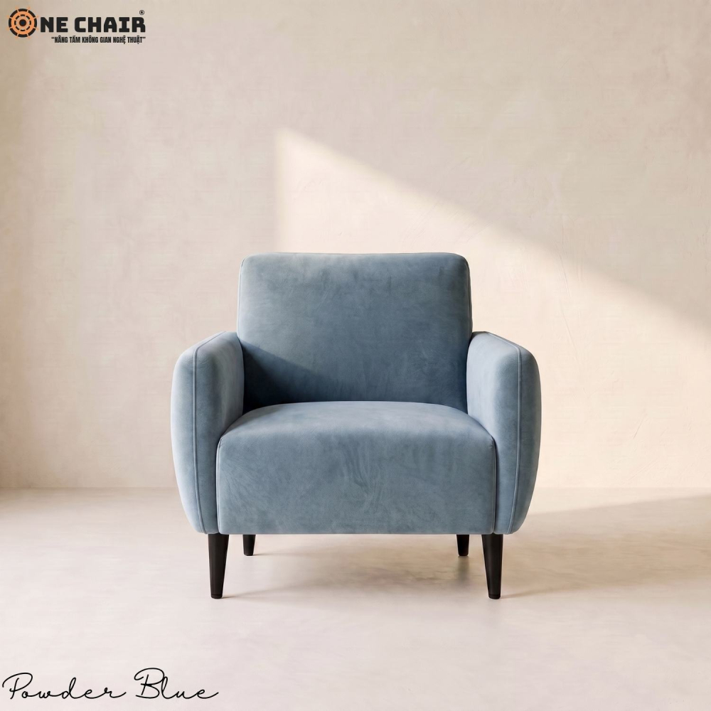 Single Sofa – Powder Blue