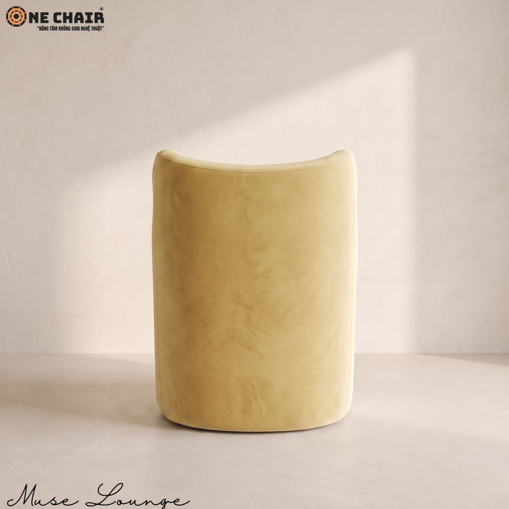 Muse Lounge Chair – Butter Yellow
