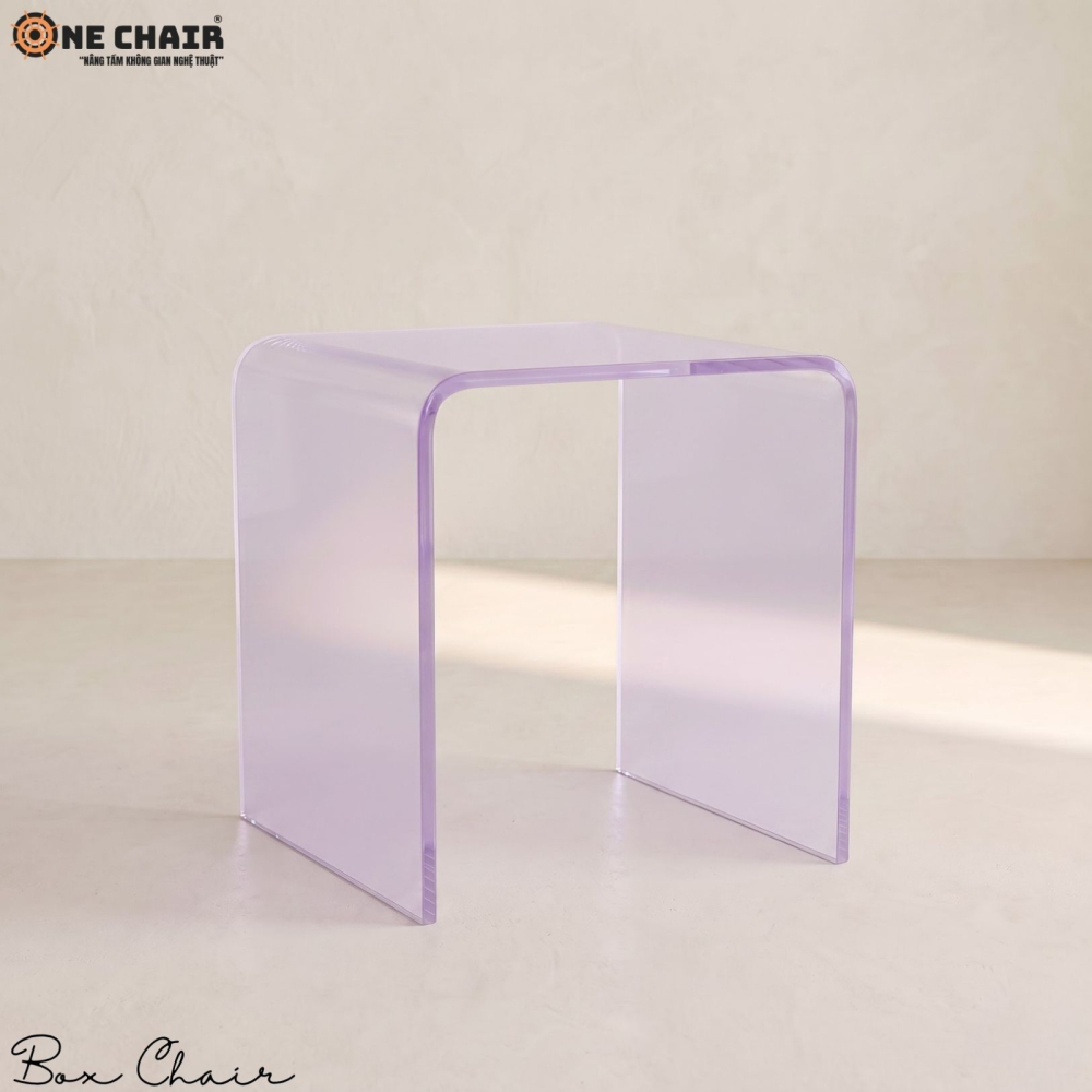 Box Chair Acrylic – Soft Lilac