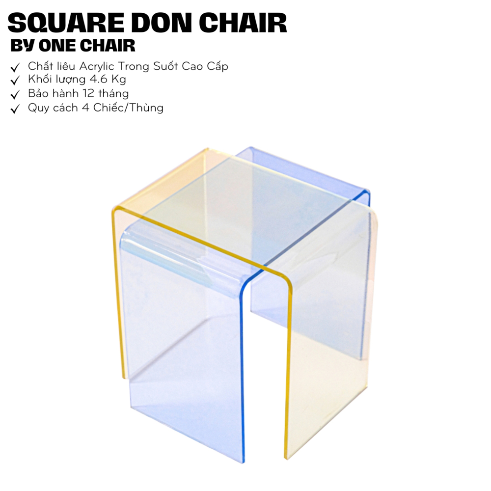 NEW - Box Chair: Ghế Sự Kiện Trong Suốt - Điểm Nhấn Tinh Tế Cho Không Gian Sự Kiện
