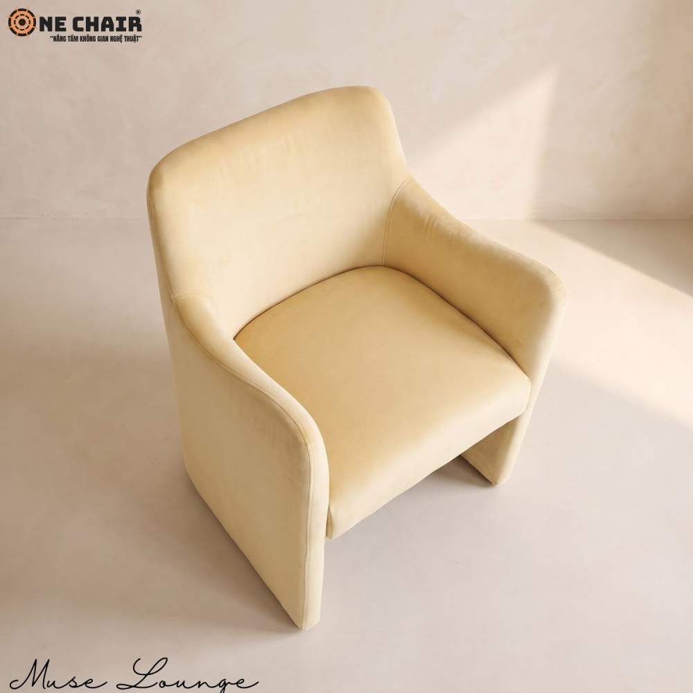 Muse Lounge Chair – Butter Yellow