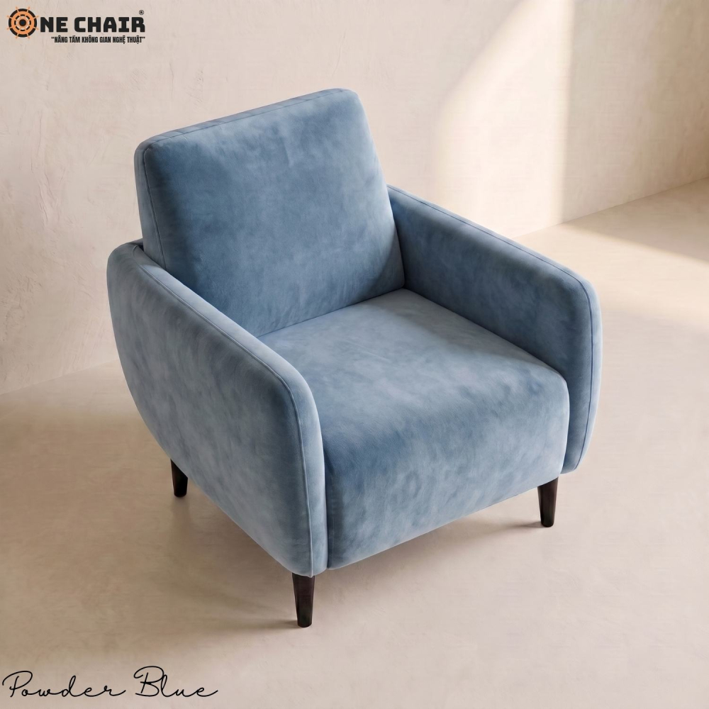 Single Sofa – Powder Blue