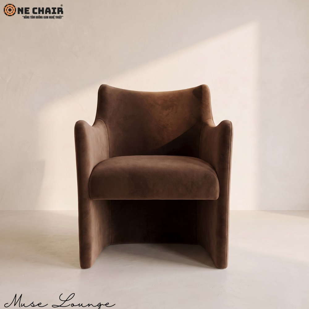 Muse Lounge Chair – Chocolate Brown