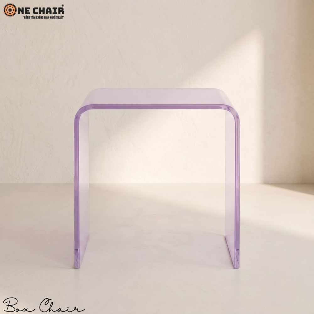 Box Chair Acrylic – Soft Lilac