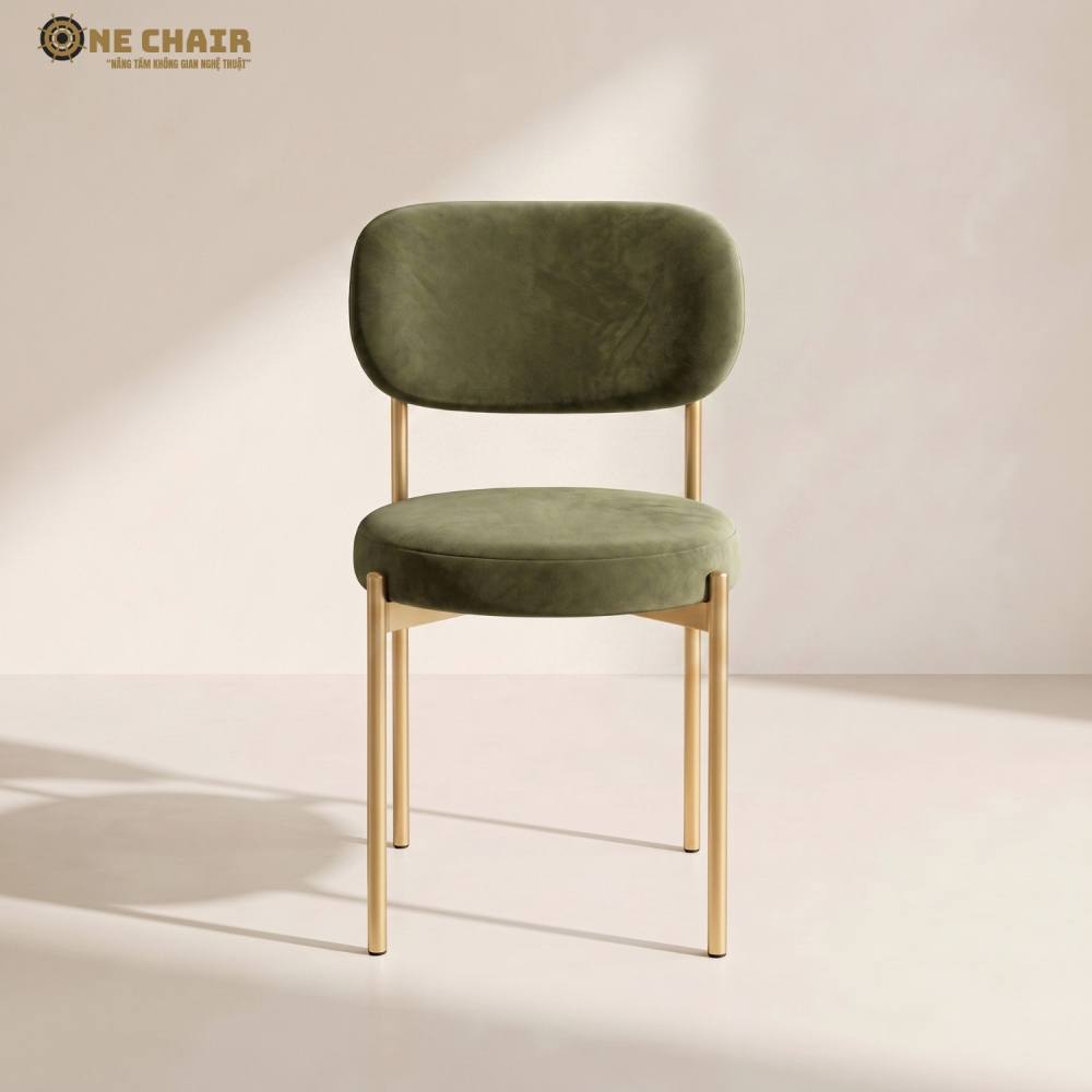Velvet Chair – Moss Green