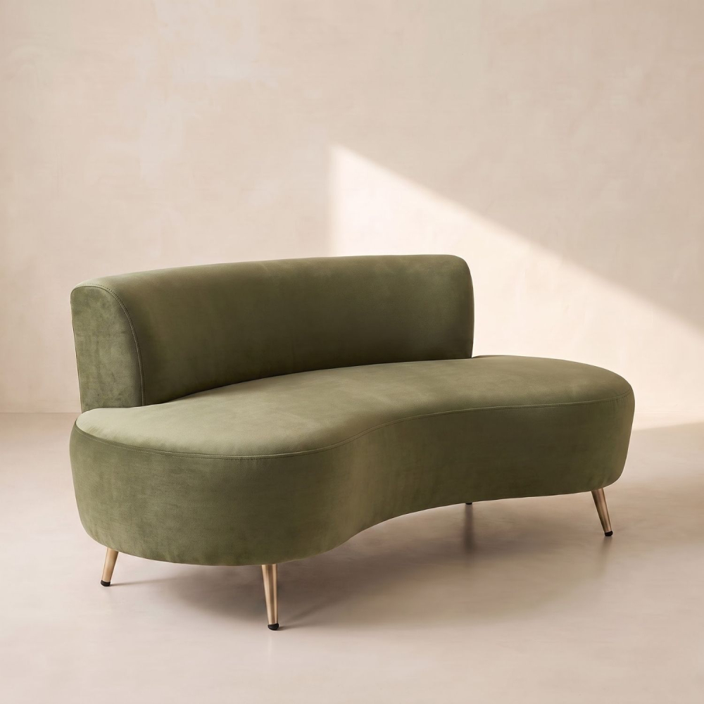 Flow Sofa – Moss Green