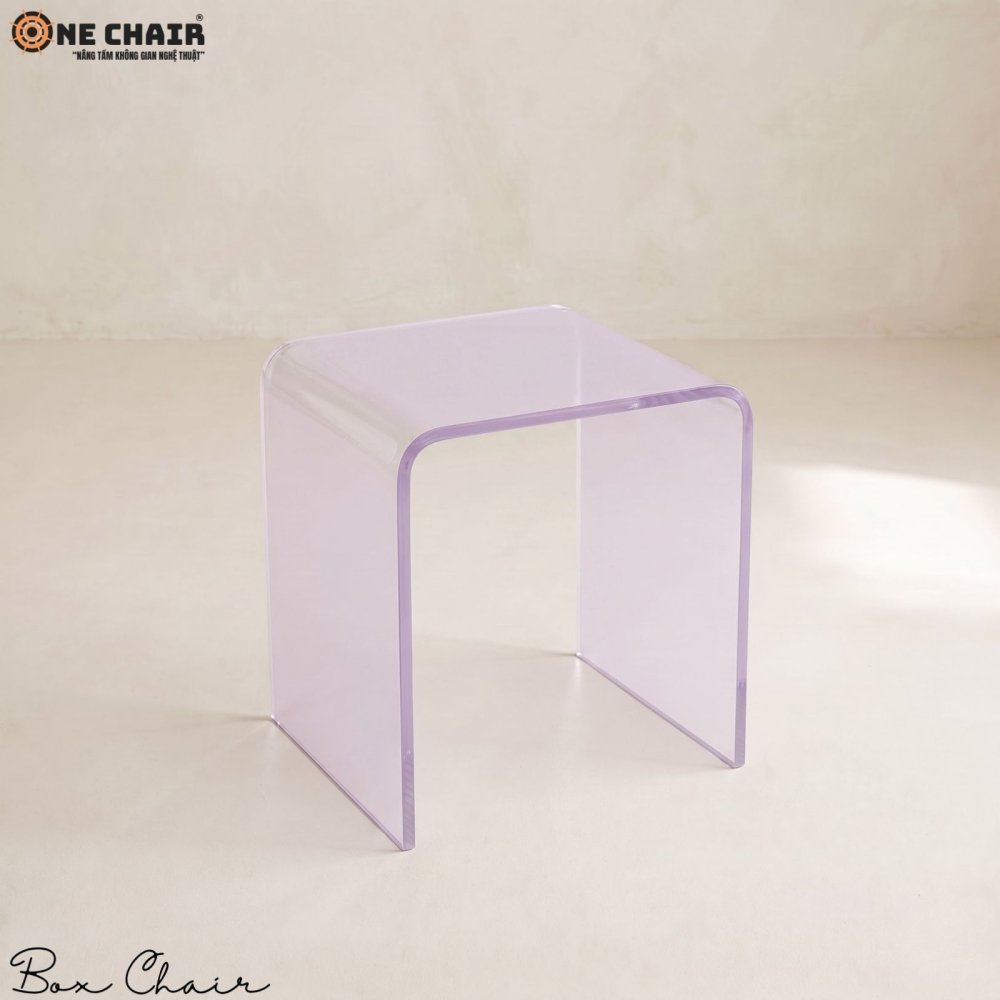 Box Chair Acrylic – Soft Lilac