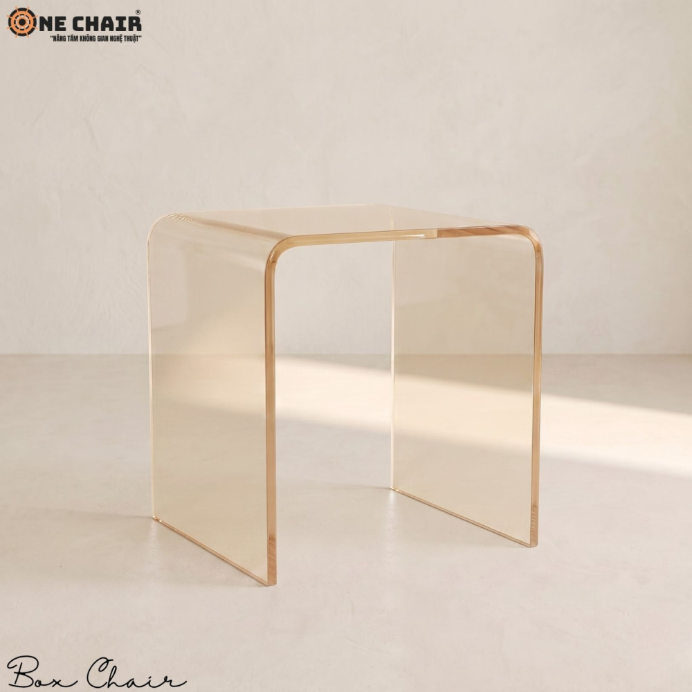 Box Chair Acrylic – Champagne