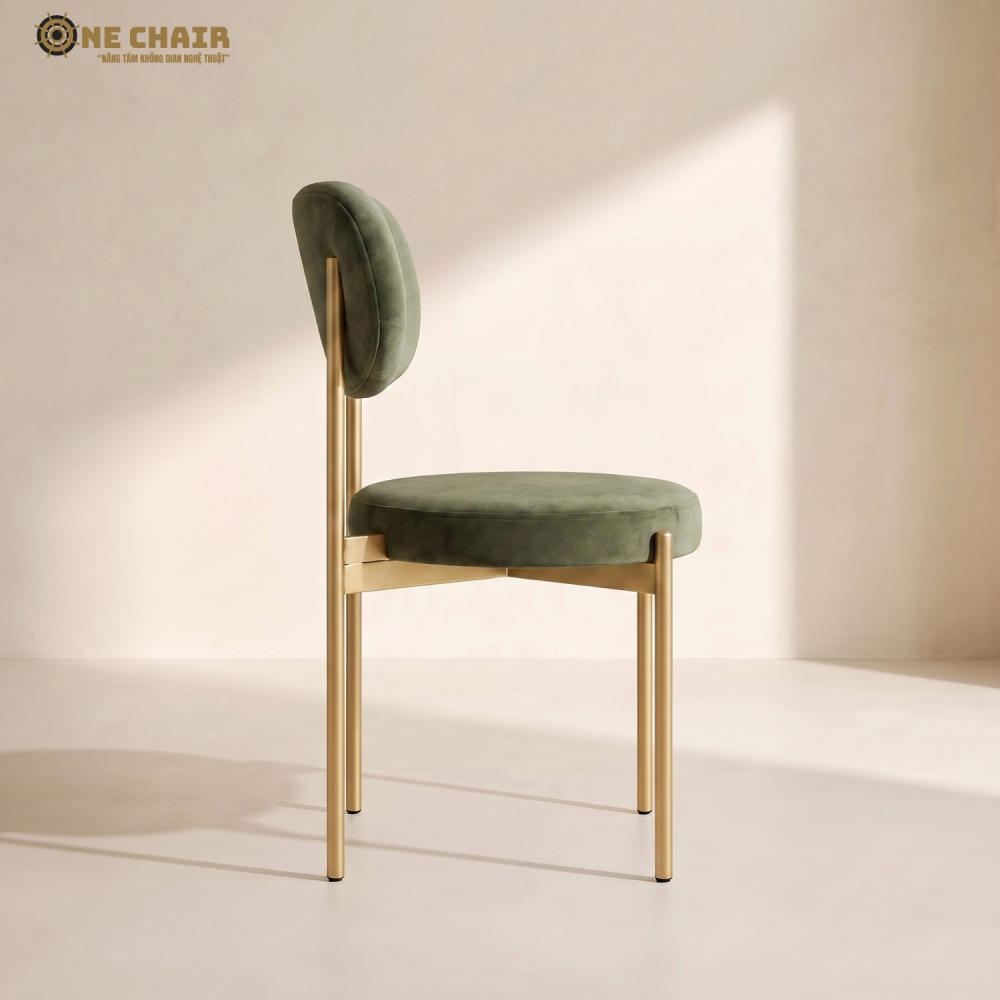 Velvet Chair – Moss Green