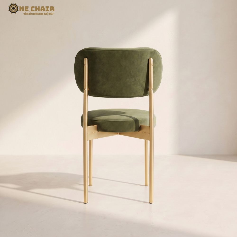 Velvet Chair – Moss Green