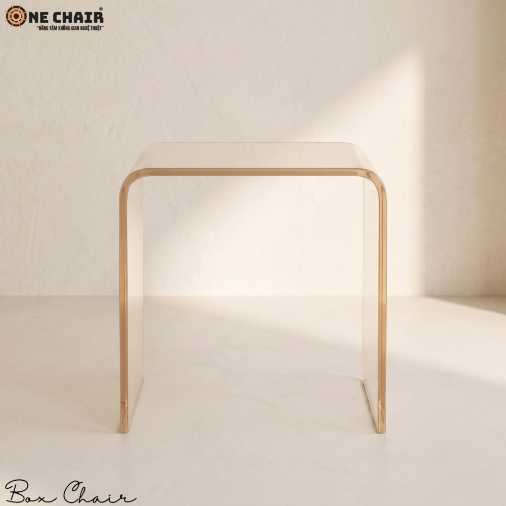 Box Chair Acrylic – Champagne