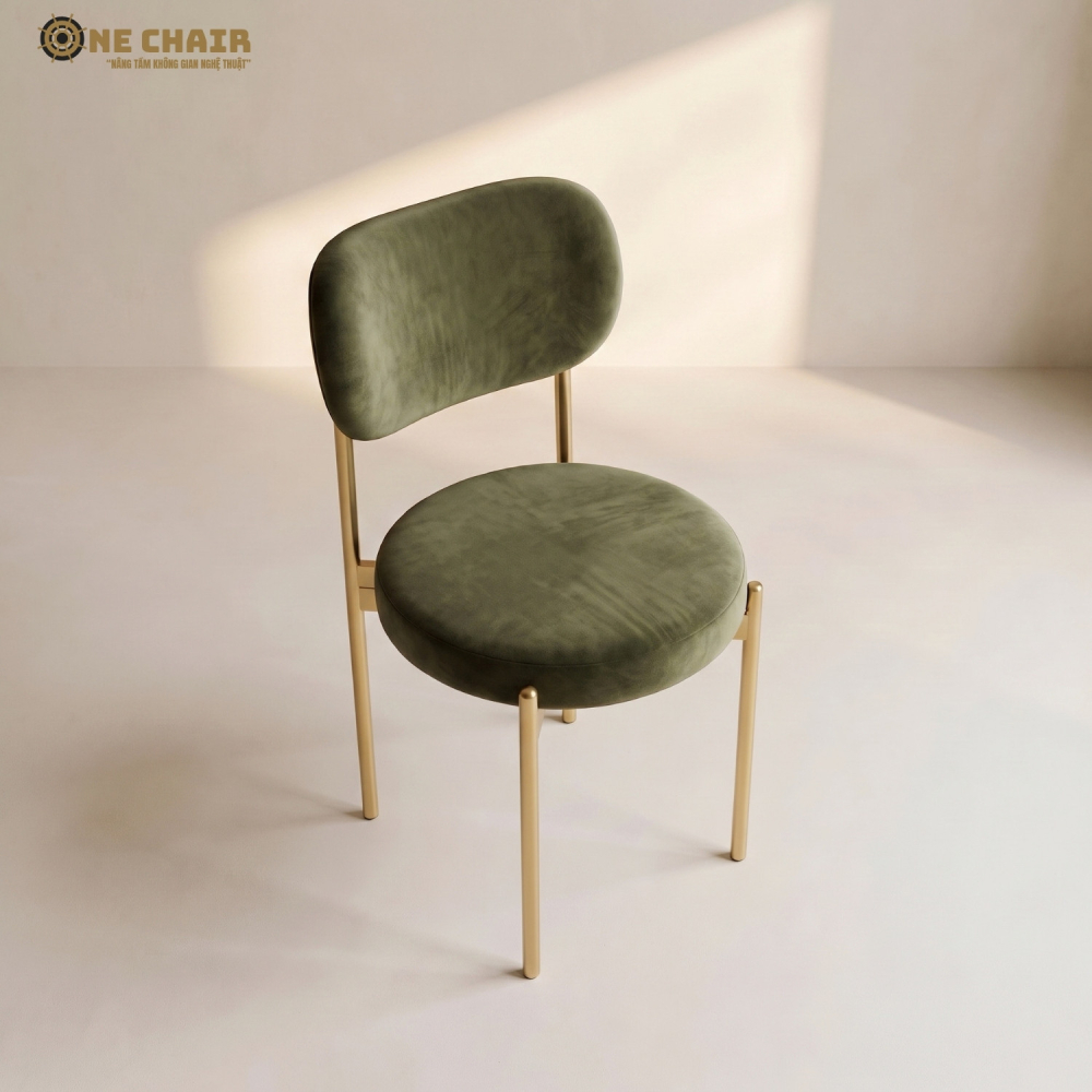 Velvet Chair – Moss Green