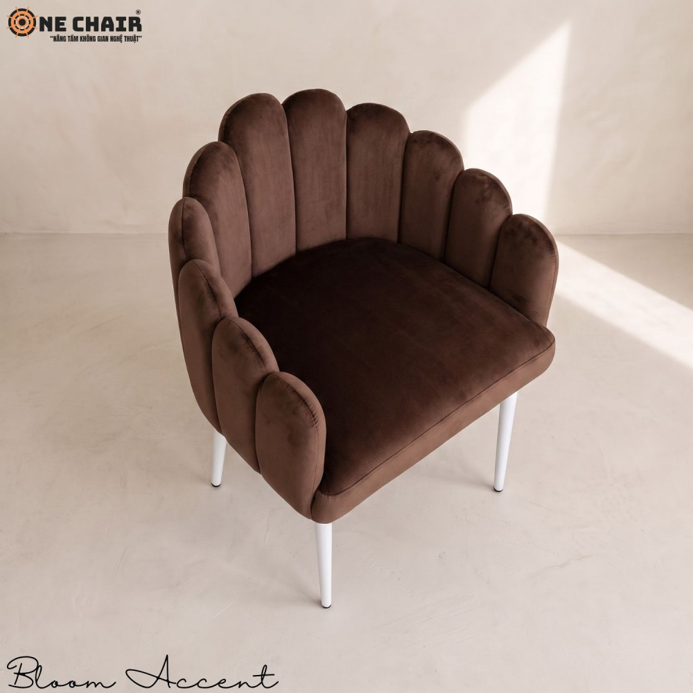Bloom Accent Chair – Chocolate Brown
