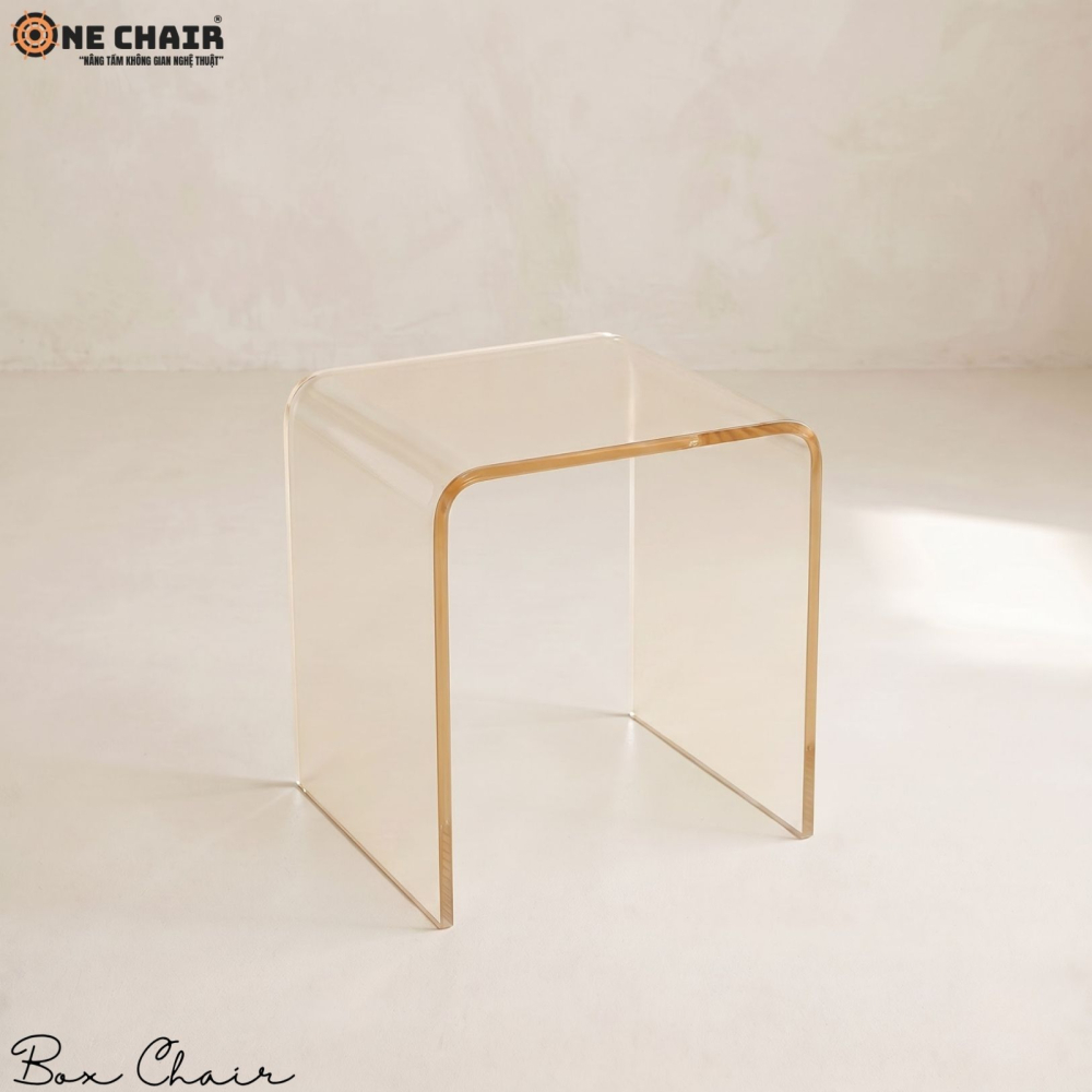 Box Chair Acrylic – Champagne