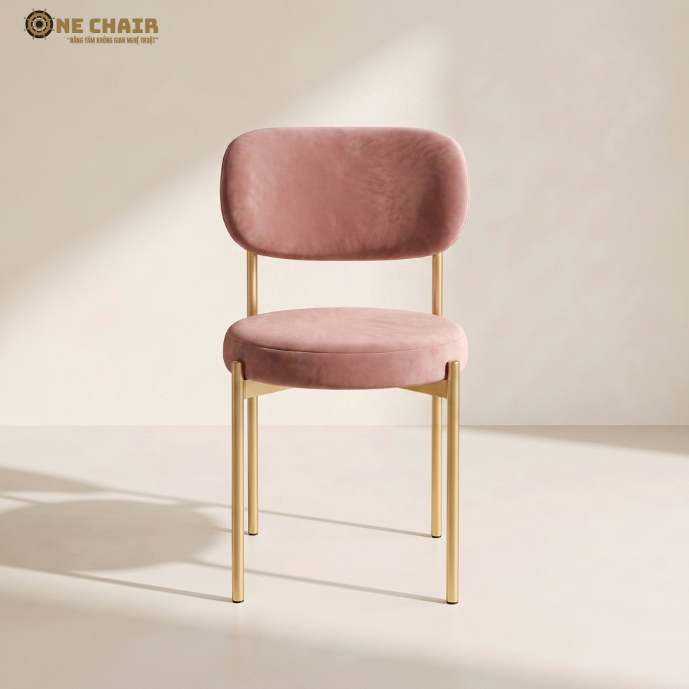 Velvet Chair – Dusty Rose