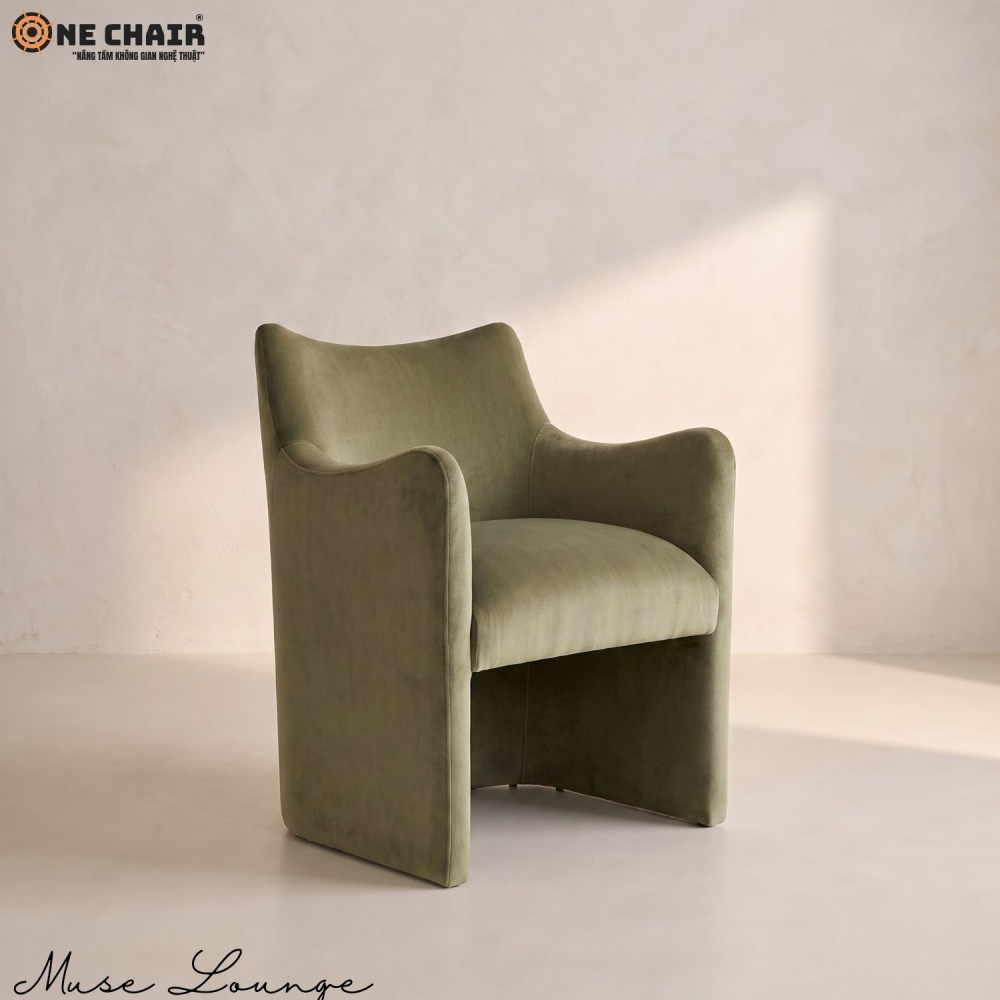 Muse Lounge Chair – Moss Green