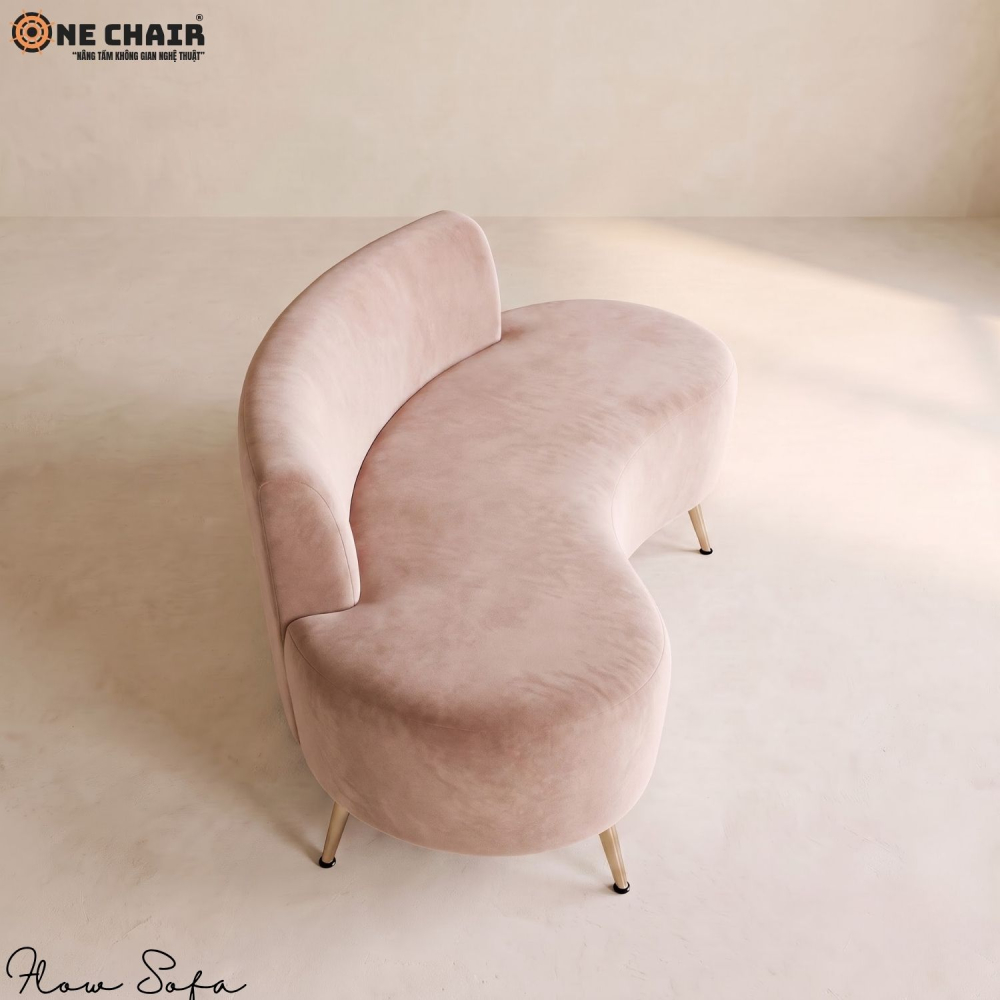 Flow Sofa – Dusty Rose
