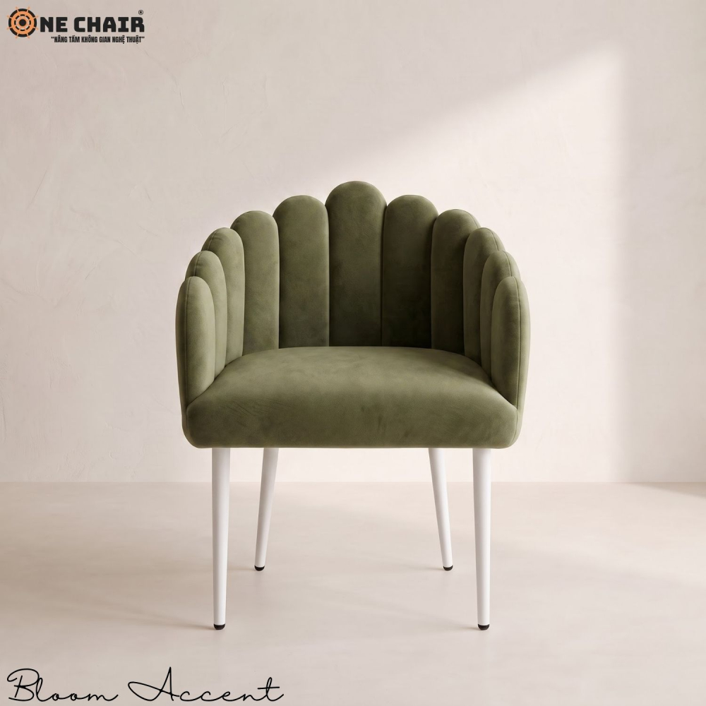 Bloom Accent Chair – Moss Green