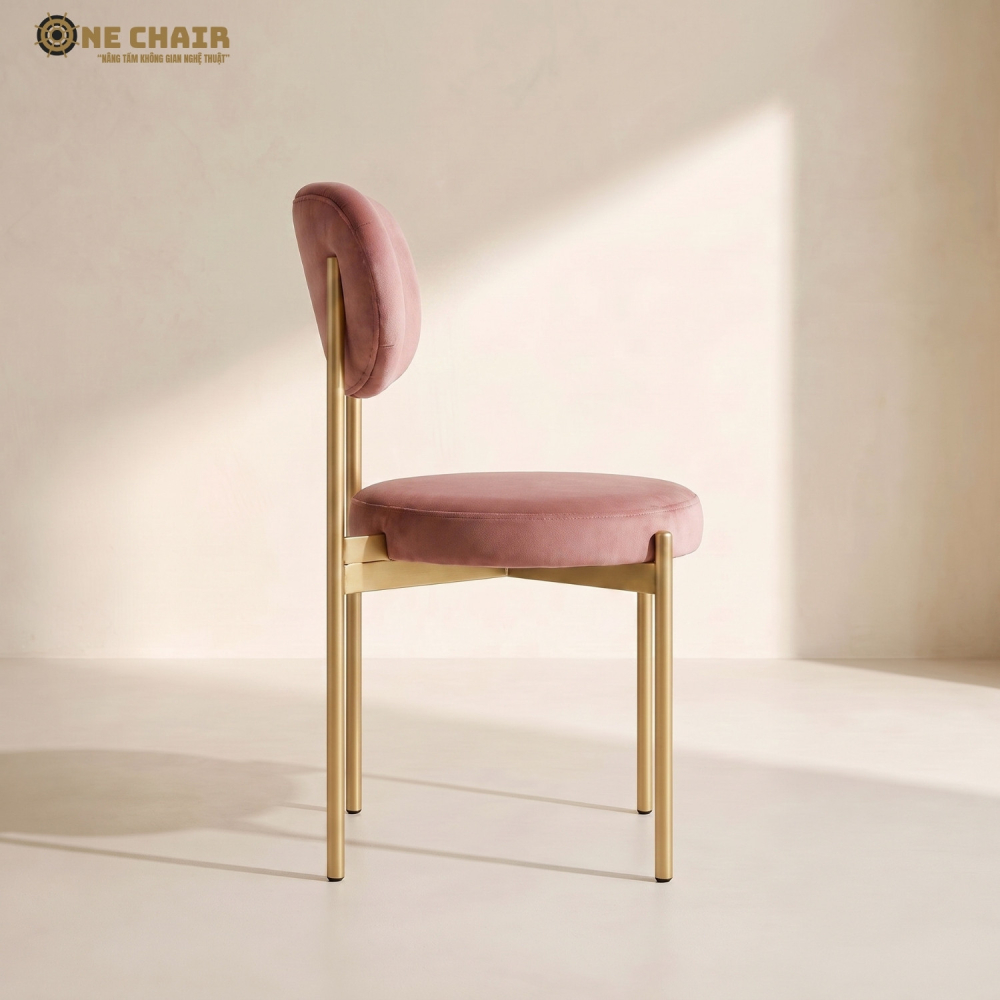 Velvet Chair – Dusty Rose