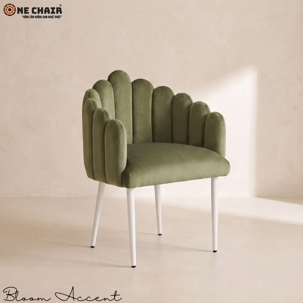 Bloom Accent Chair – Moss Green