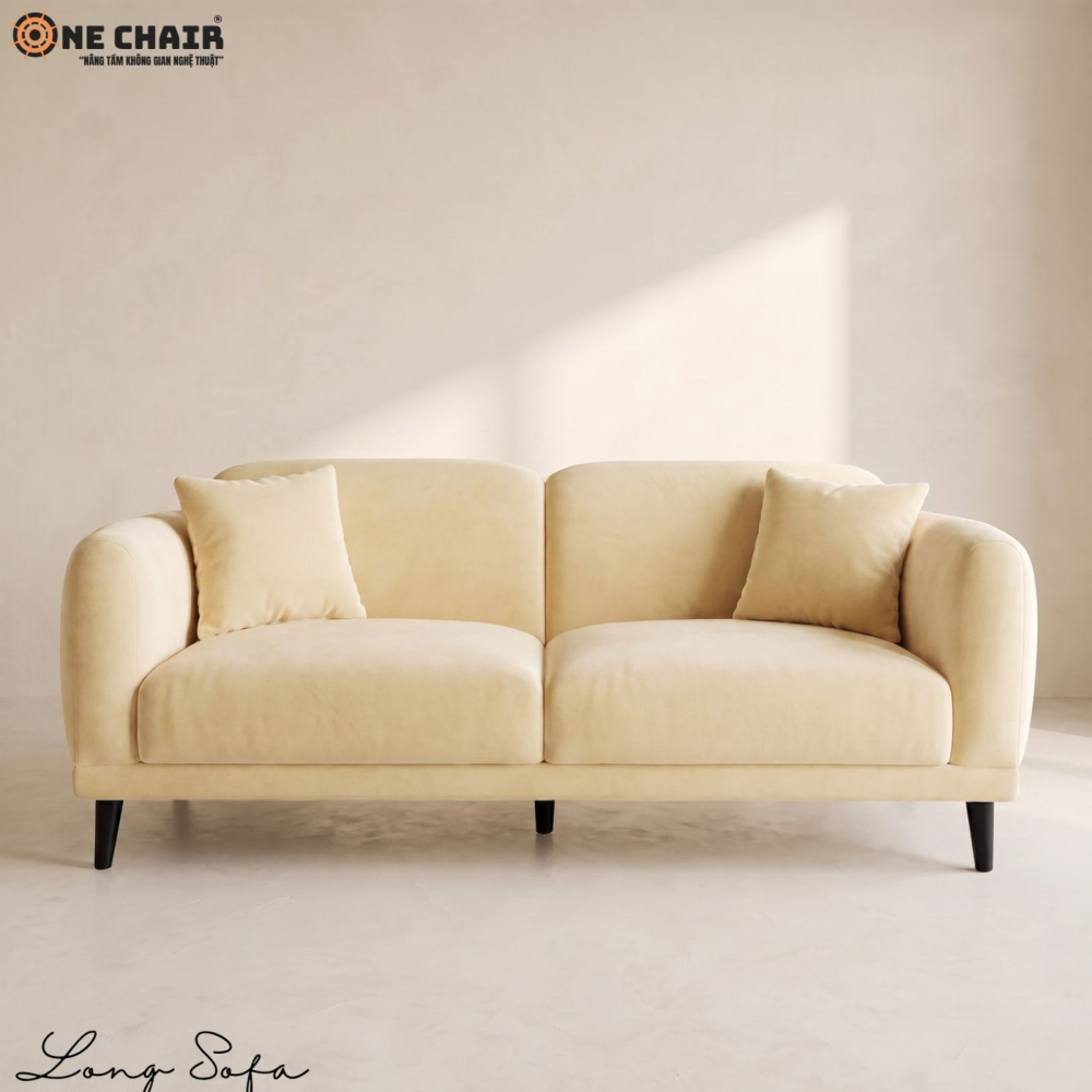 Double Sofa – Butter Yellow