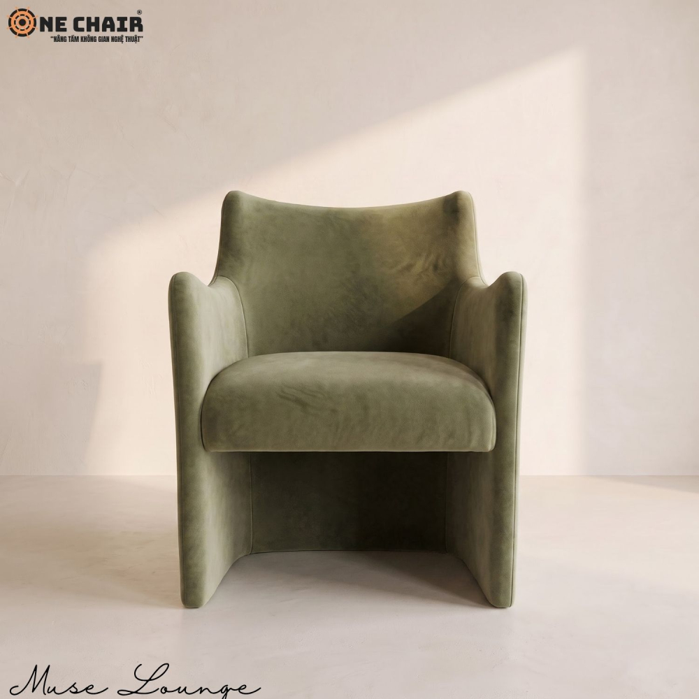Muse Lounge Chair – Moss Green