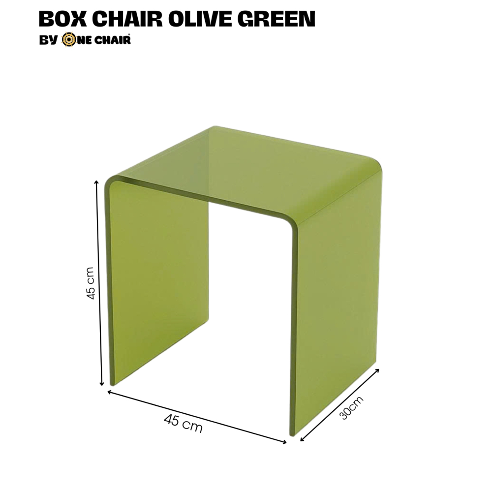 BOX CHAIR MÀU OLIVE GREEN – TINH TẾ VÀ THANH BÌNH