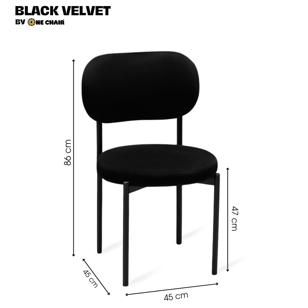 Orange Velvet – Khung Kim Loại Đen | Ghế Sofa Mini Sang Trọng