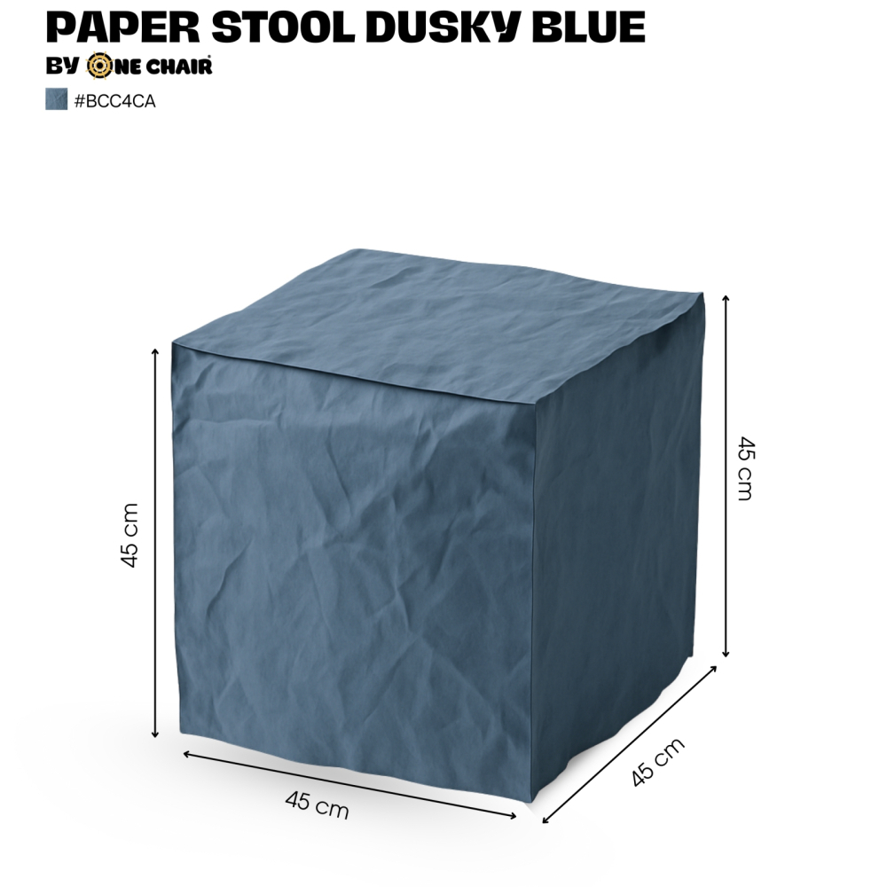 Ghế Sofa Vuông Paper Xanh Khói – Nghệ Thuật & Sáng Tạo