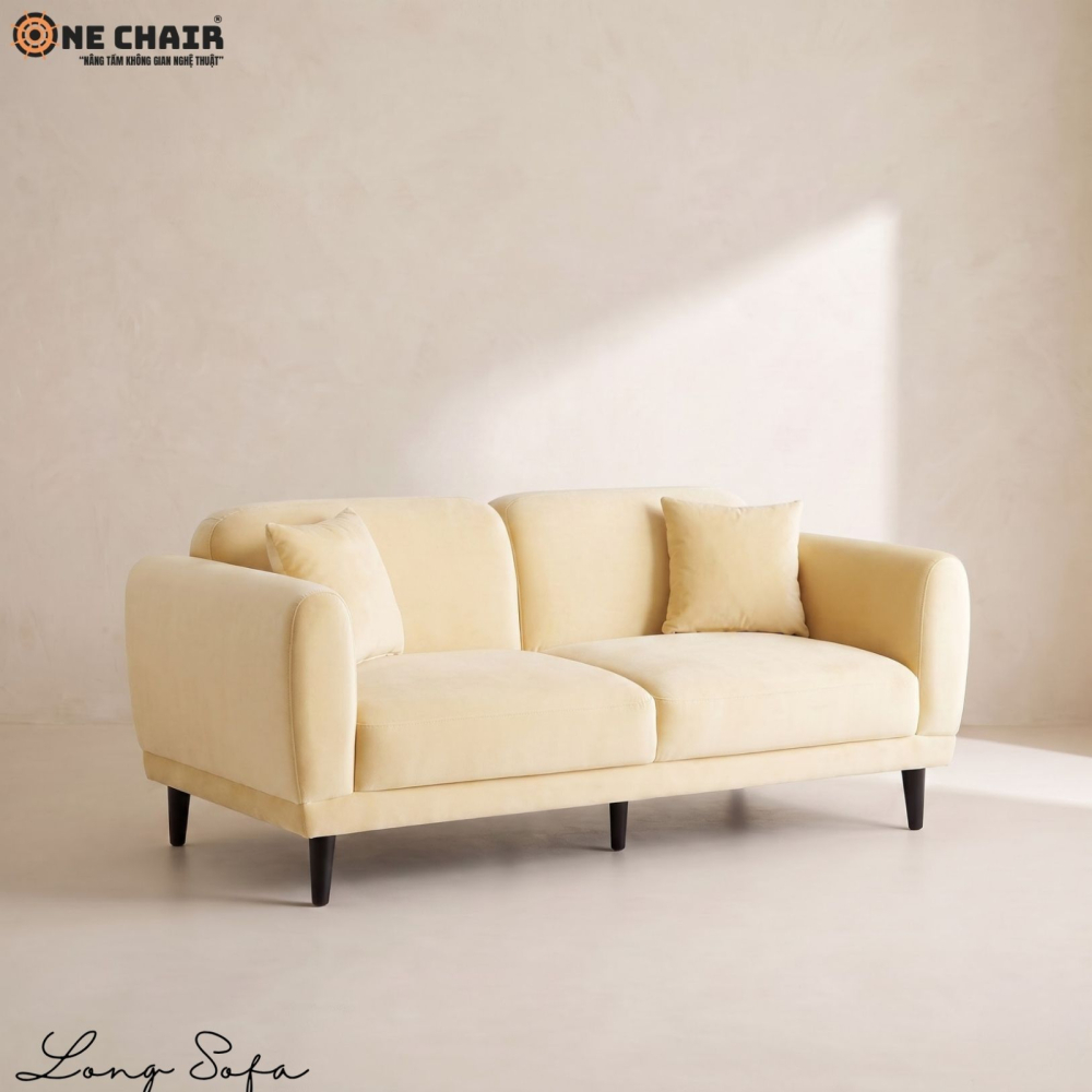 Double Sofa – Butter Yellow