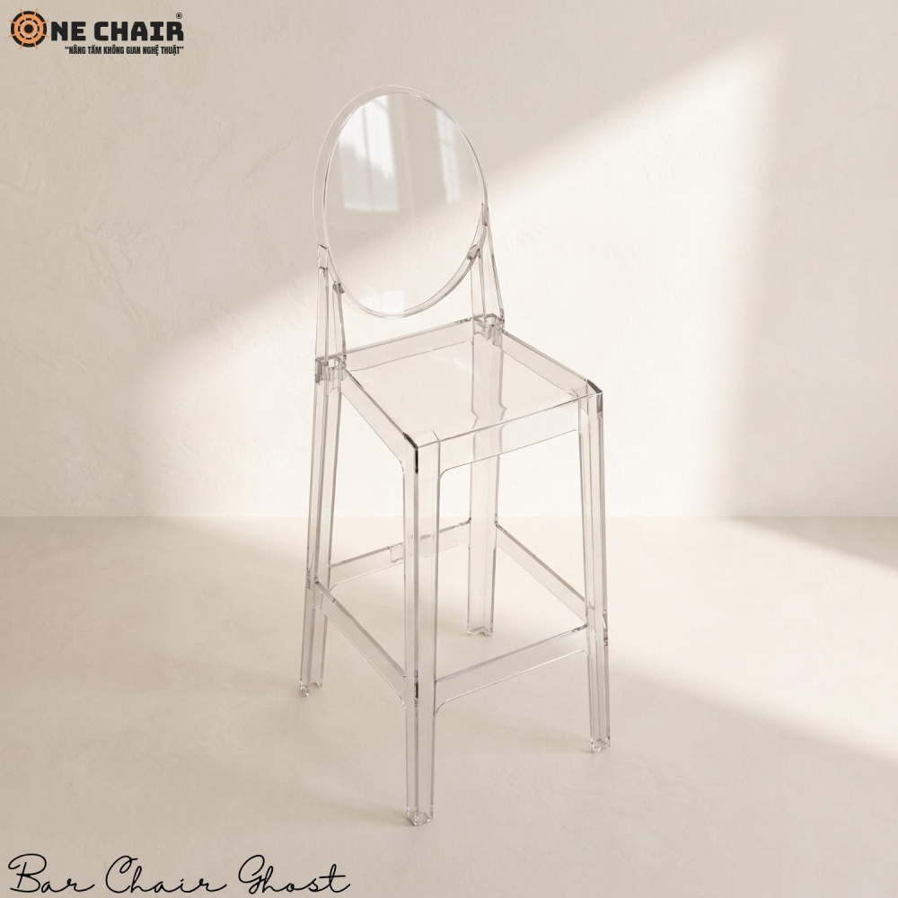 Bar Chair Ghost Crystal