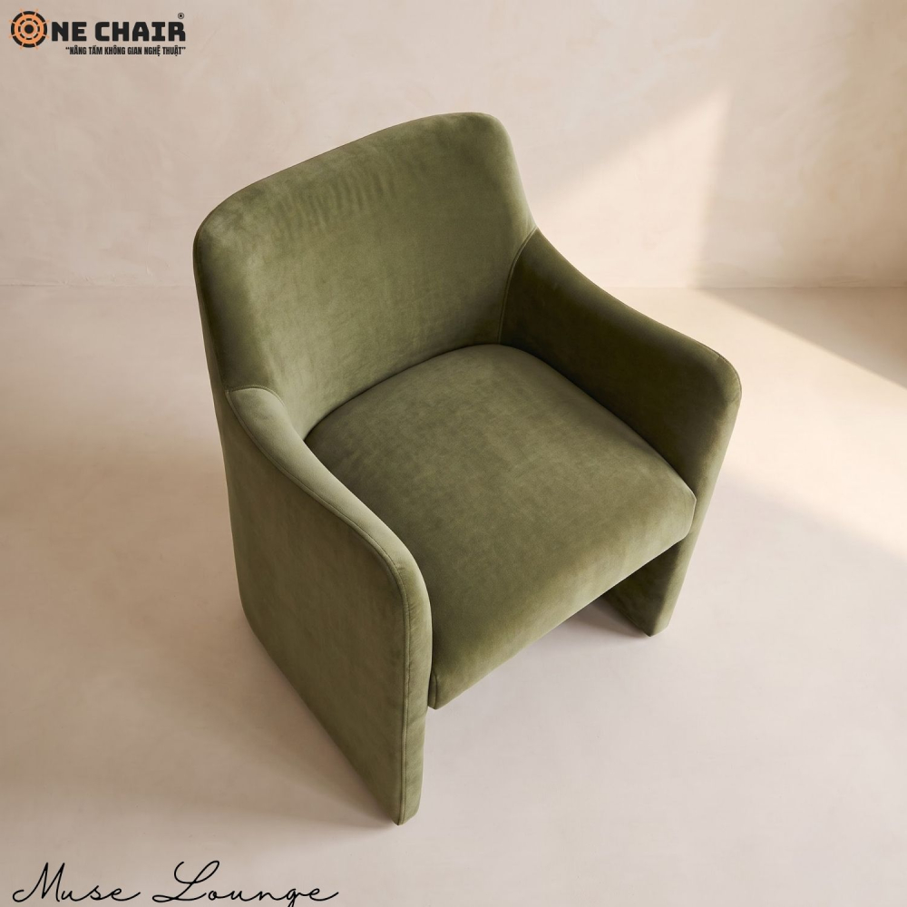 Muse Lounge Chair – Moss Green