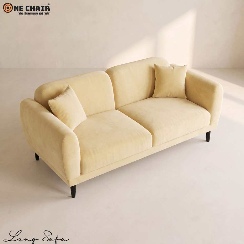 Double Sofa – Butter Yellow