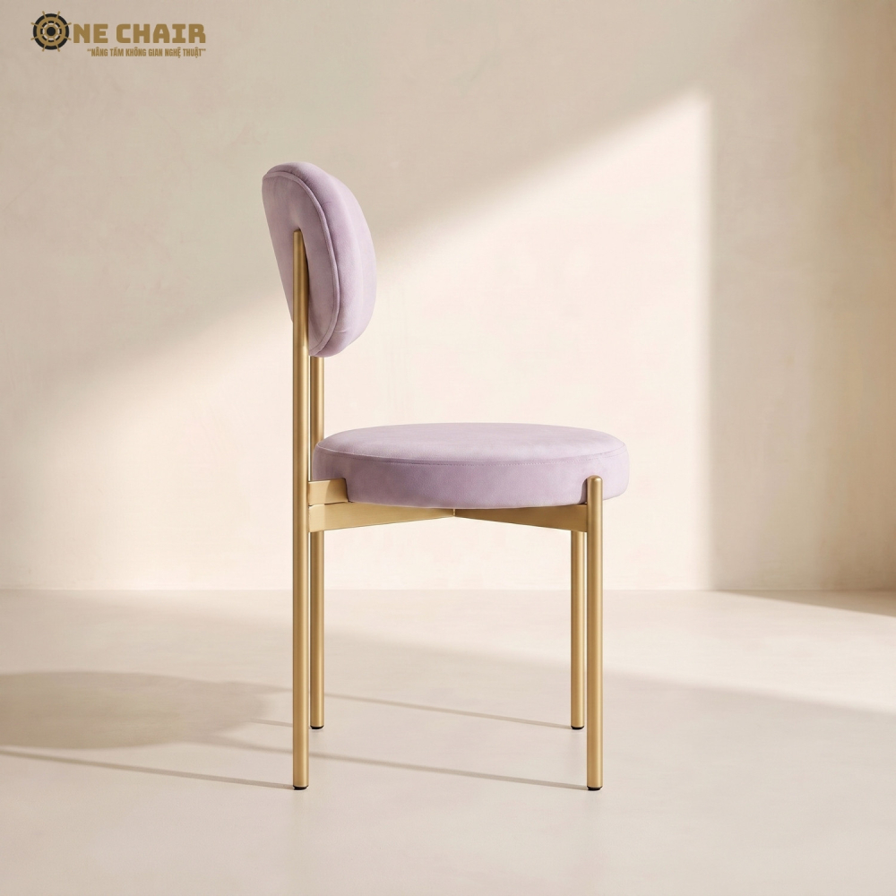 Velvet Chair – Soft Lilac