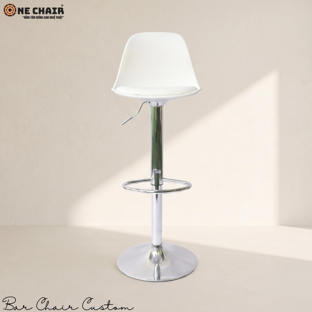 Bar Chair Custom – White