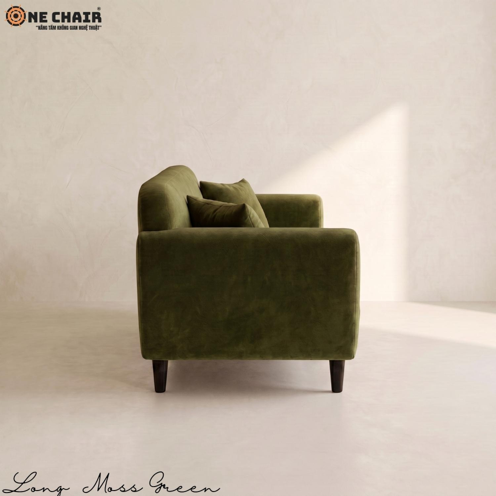 Long Sofa – Moss Green