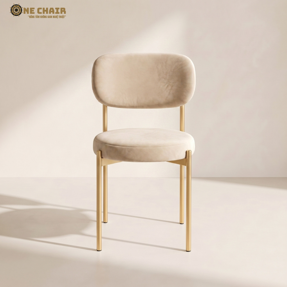 Velvet Chair – Champagne